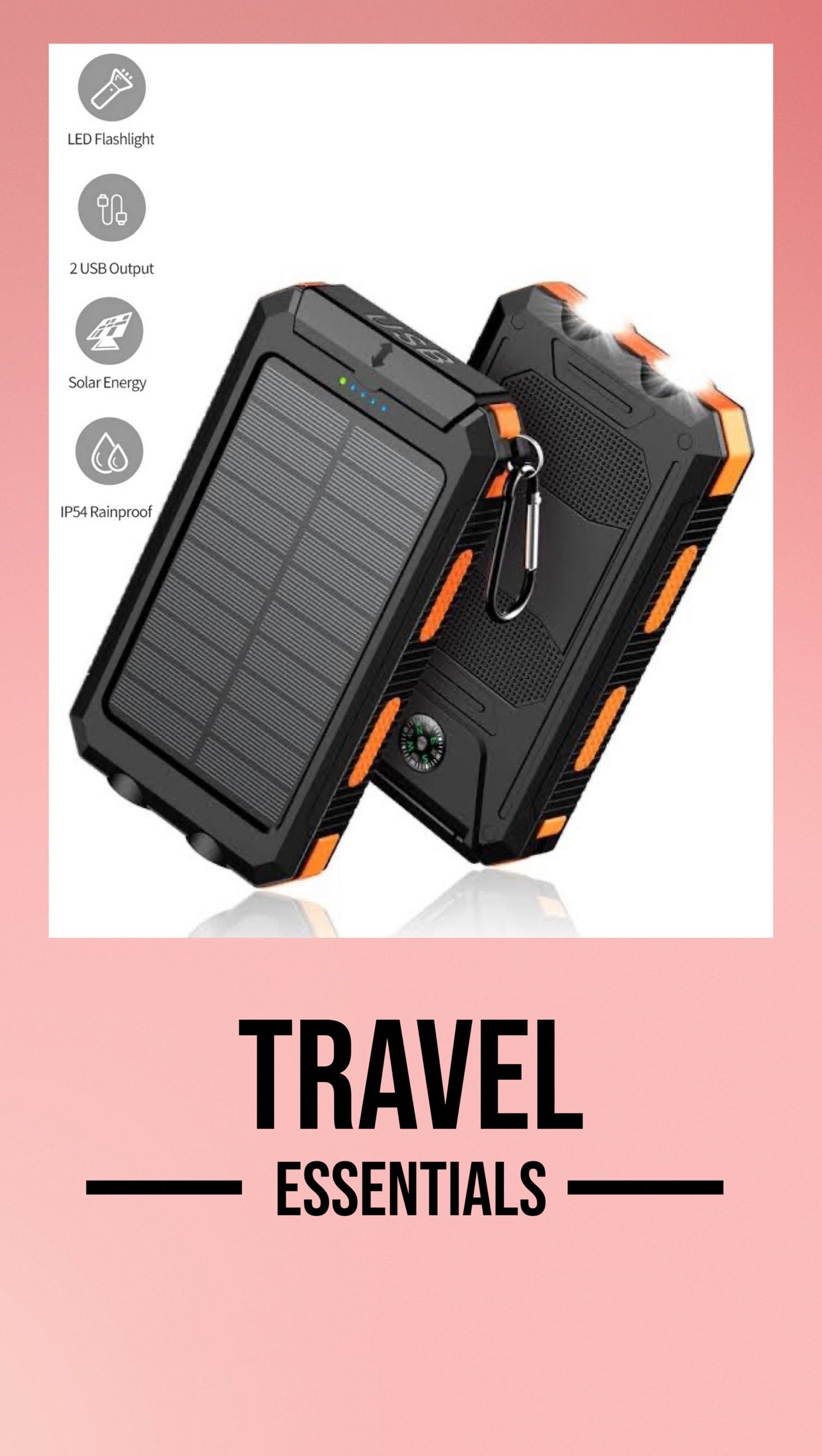 Solar Charged Power Bank